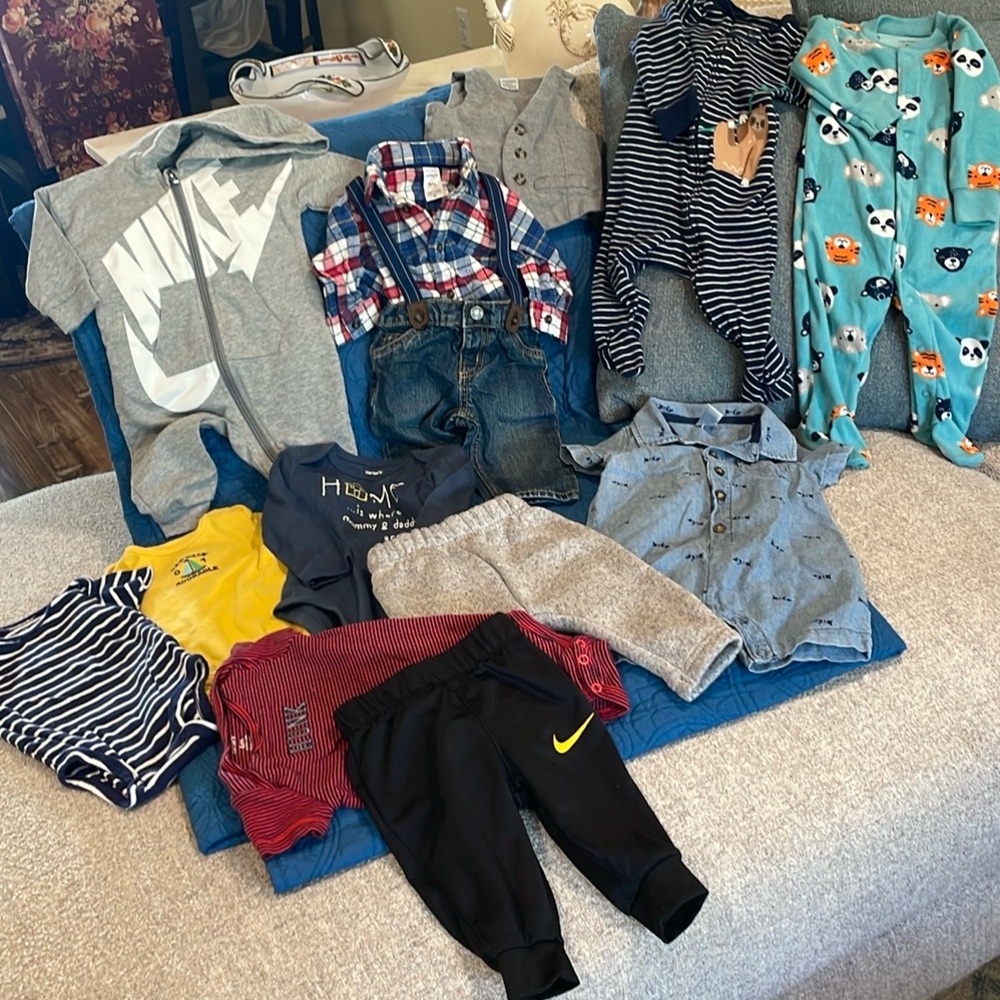 Baby Boy 6M 13 Piece Bundle of Separates